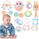 Fantastic-Kids-Toys 13 Piece Silicone Baby Rattle and Teethers Box (Pink) Fantastic-Kids-Toys 13 Piece Silicone Baby Rattle and Teethers Box (Pink)