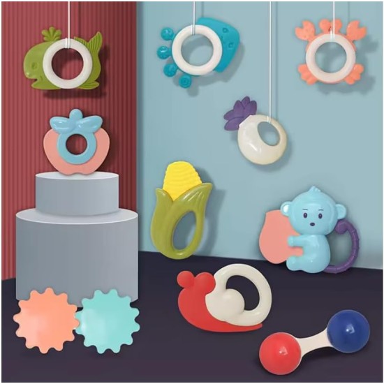 Fantastic-Kids-Toys Newborn Baby Toy Hand Shake Bell Ring Baby Rattle Set 10pcs Fantastic-Kids-Toys Newborn Baby Toy Hand Shake Bell Ring Baby Rattle Set 10pcs