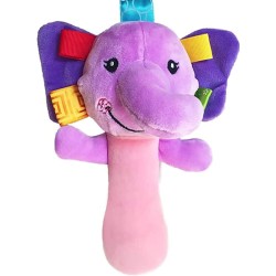 Generic Fabric Softfill With Elephant Design Toy For Kids - Multi Color