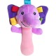 Generic Fabric Softfill With Elephant Design Toy For Kids - Multi Color Generic Fabric Softfill With Elephant Design Toy For Kids - Multi Color