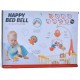 Generic Happy Bed Bell With 5 Cute Doll Rattles Cam Be Uninstalled At Any Time For Baby's Amusement - Multi Color