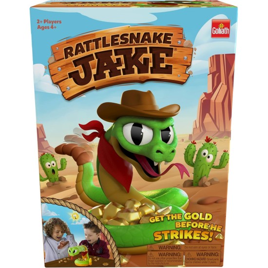Goliath Rattlesnake Jake - Get The Gold Before He Strikes! Game by Goliath Goliath Rattlesnake Jake - Get The Gold Before He Strikes! Game by Goliath
