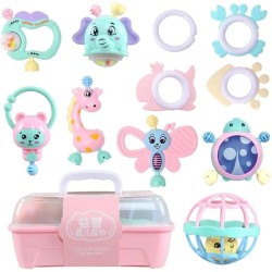Rattles Shape Baby Toy Box 11 - Multicolor