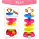 Toy Imagine RAMP ROLL, 5 Layer Ball Drop and Roll Swirling Tower for Toddler|3 Puzzle Rattle Balls Monkey Face at The Top|Non Toxic Material| Stack,Dr Toy Imagine RAMP ROLL, 5 Layer Ball Drop and Roll Swirling Tower for Toddler|3 Puzzle Rattle Balls Monkey Face at The Top|Non Toxic Material| Stack,Dr