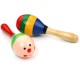 Wooden Maracas Sand Hammer Baby Music Rattles Shaker Early Education Instrument Toy for Babies Kids Children(Random Color Pattern)2pcs Wooden Maracas Sand Hammer Baby Music Rattles Shaker Early Education Instrument Toy for Babies Kids Children(Random Color Pattern)2pcs