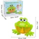 Frog Bubble Maker for Bath, Foam Blower Bubbling Making Machine, Nursery Rhyme Musical Bathtub Toy for Baby Kids Happy Tub Time Frog Bubble Maker for Bath, Foam Blower Bubbling Making Machine, Nursery Rhyme Musical Bathtub Toy for Baby Kids Happy Tub Time