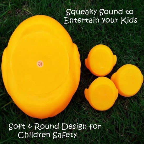 Generic 4 Pcs Squeaky Rubber Duck Family Toy Set for Baby and Toddlers | Baby Bathing, Floating, Water Pool, Tub Toys | Soft Duck Family - 1 Parent Duck with Squeaky Sound and 3 Child Ducks (01-Duck) Generic 4 Pcs Squeaky Rubber Duck Family Toy Set for Baby and Toddlers | Baby Bathing, Floating, Water Pool, Tub Toys | Soft Duck Family - 1 Parent Duck with Squeaky Sound and 3 Child Ducks (01-Duck)