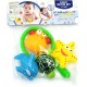 Generic Baby Toys - Cochh PVC Squeaking - Baby Toy 4 Piece + Fishing Net
