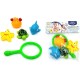 Generic Baby Toys - Cochh PVC Squeaking - Baby Toy 4 Piece + Fishing Net
