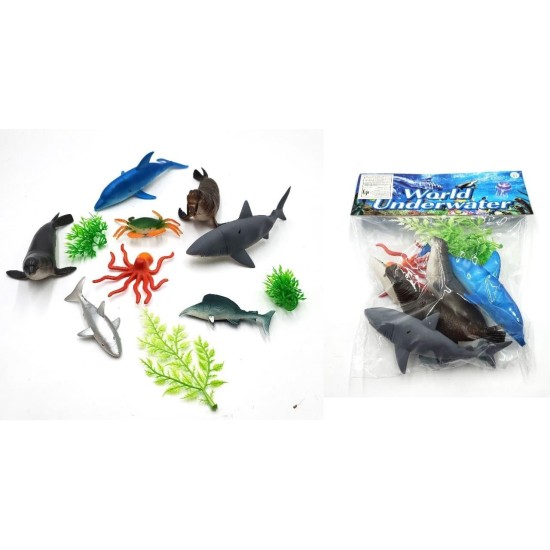 Generic World Underwater Bath Toys, Multicolor - 11 Pieces Generic World Underwater Bath Toys, Multicolor - 11 Pieces