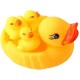 Other Mummy And Baby Rubber Race Cute Ducks Family Squeaky Bath Toys
