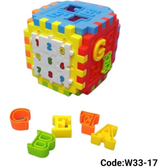Al Safwa W33-17 Shape Matching Cube Plastic Medium Multicolor Al Safwa W33-17 Shape Matching Cube Plastic Medium Multicolor