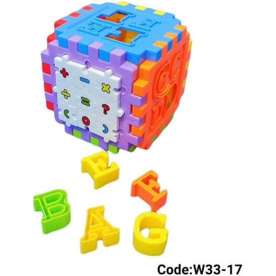 Al Safwa W33-17 Shape Matching Cube Plastic Medium Multicolor Al Safwa W33-17 Shape Matching Cube Plastic Medium Multicolor