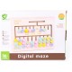 Generic Wood digital maze with arithmetic equations for learning math and fun for kids - multi color Generic Wood digital maze with arithmetic equations for learning math and fun for kids - multi color