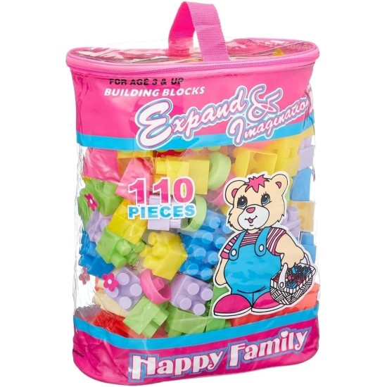 Cube Bag - 110 Pieces - Multi Color, Plastic