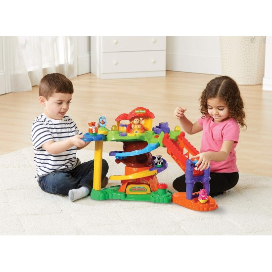 VTech ZoomiZoos Tree House Interactive Farm Animal Baby Play Set, Educational Zoo & Farm Toys, Multicolor, S, 510903 VTech ZoomiZoos Tree House Interactive Farm Animal Baby Play Set, Educational Zoo & Farm Toys, Multicolor, S, 510903
