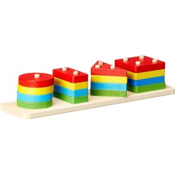 Generic Wooden Educational Geometric Sorter for Kids