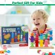 Montessori Toy Wooden Bead Sequence Set, Leather Beads, Stacking Tool and Matching Stacking Blocks for 2 3 4 5 Year Old, Montessori Fine Motor Skills Learning Toy for Preschool Toddlers Montessori Toy Wooden Bead Sequence Set, Leather Beads, Stacking Tool and Matching Stacking Blocks for 2 3 4 5 Year Old, Montessori Fine Motor Skills Learning Toy for Preschool Toddlers