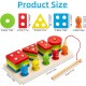 Shatoora Wooden Magnetic Fishing Game for Kids - 2-in-1 Montessori Sorting & Stacking Toys - Educational Preschool Learning Toys for Ages 3-7 - Fine Motor Skills Development Shatoora Wooden Magnetic Fishing Game for Kids - 2-in-1 Montessori Sorting & Stacking Toys - Educational Preschool Learning Toys for Ages 3-7 - Fine Motor Skills Development