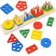 ChaneeHann Wooden Montessori Toy, Wooden Toy from 1 Year, Sorting & Stacking Toy, Montessori Educational Toy, Gift for Boys & Girls from 1 2 3 Years ChaneeHann Wooden Montessori Toy, Wooden Toy from 1 Year, Sorting & Stacking Toy, Montessori Educational Toy, Gift for Boys & Girls from 1 2 3 Years