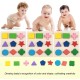 Educational Wooden Puzzles Toy Kids Geometric Shape Block Building Puzzle Game Cognitive Matching Early Learning Tool Set (#1) Educational Wooden Puzzles Toy Kids Geometric Shape Block Building Puzzle Game Cognitive Matching Early Learning Tool Set (#1)