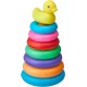 Generic Rainbow rings toy for kids - multicolor