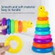 Generic Rock a TOYS Ring Stacking with a Duck Toy Baby Rainbow ring