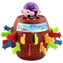 Pirate Bucket Table Lucky Stab Pop Up Toy, Tricky Intellectual Barrel Games For Kids