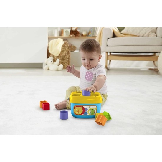 VELOCIOUS® Baby's First Blocks, Set of 10 Blocks for Classic Stacking and Sorting Play for Infants Ages 6 Months and Older