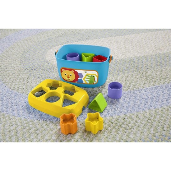 VELOCIOUS® Baby's First Blocks, Set of 10 Blocks for Classic Stacking and Sorting Play for Infants Ages 6 Months and Older