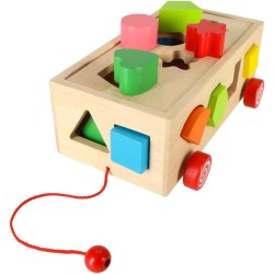 WOODEN EDUCATIONAL TOY MATCH SHAPES
