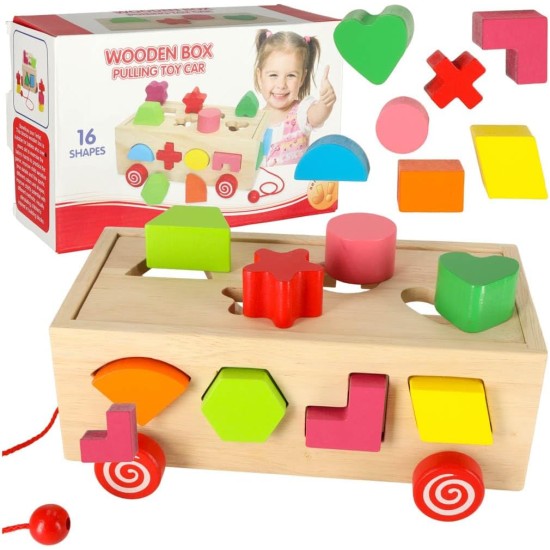 WOODEN EDUCATIONAL TOY MATCH SHAPES WOODEN EDUCATIONAL TOY MATCH SHAPES