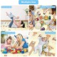 Baby Mat, Play Mat for Children, Foldable Non-Slip Reversible Mat for Babies and Children, XPE Foam and with Carry Bag