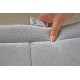 Baby and Toddler Cotton Play Mat, Machine Washable, Crawling Mat for Floor, Kids Play Mats, Rug, Pad, Soft Thick Playmats for Infants, Tummy Time, Toddlers. Crawl Carpet (Grey)