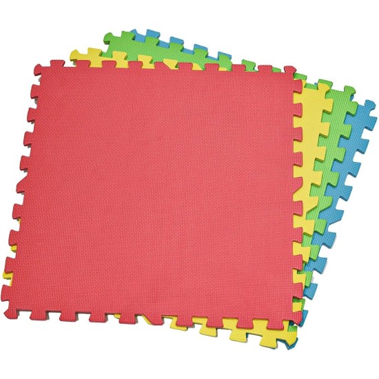 COOLBABY 4 Piece Set Baby Play Mat EVA Foam Baby Puzzle Mat Floor Crawling Mat 60 * 60cm Multicolor COOLBABY 4 Piece Set Baby Play Mat EVA Foam Baby Puzzle Mat Floor Crawling Mat 60 * 60cm Multicolor
