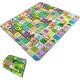 Educational Kids Room Mat Double Sided Waterproof Foam 180x150cm Crawling Mat Crawling Mat Foam Multi-Color Mat