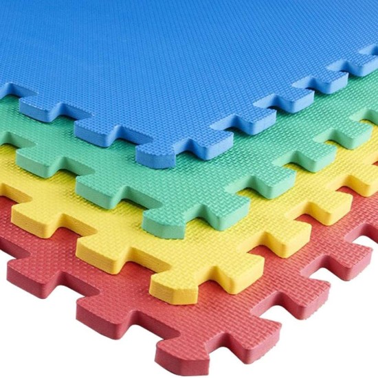 Foam play mat eva for kids set ofpiece 60 * 60 cm - multi color Foam play mat eva for kids set ofpiece 60 * 60 cm - multi color