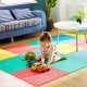 Foam play mat eva for kids set ofpiece 60 * 60 cm - multi color Foam play mat eva for kids set ofpiece 60 * 60 cm - multi color