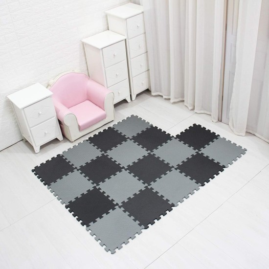 MQIAOHAM® children puzzle mat play mat squares play mat tiles baby mats for floor puzzle mat soft play mats girl playmat carpet interlocking foam floor mats for baby black blue grey 104107112 MQIAOHAM® children puzzle mat play mat squares play mat tiles baby mats for floor puzzle mat soft play mats girl playmat carpet interlocking foam floor mats for baby black blue grey 104107112