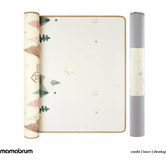 Mamabrum Baby Crawling Mat, Baby Carpet, Play Mat, 150 x 180 x 1.0 cm, Non-Toxic Floor Mat, Thickened Enlarged Foam Mat, Rolled, Waterproof, Non-Slip, Portable, Forest and Mountains Mamabrum Baby Crawling Mat, Baby Carpet, Play Mat, 150 x 180 x 1.0 cm, Non-Toxic Floor Mat, Thickened Enlarged Foam Mat, Rolled, Waterproof, Non-Slip, Portable, Forest and Mountains
