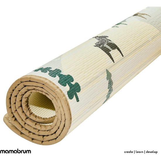 Mamabrum Baby Crawling Mat, Baby Carpet, Play Mat, 150 x 180 x 1.0 cm, Non-Toxic Floor Mat, Thickened Enlarged Foam Mat, Rolled, Waterproof, Non-Slip, Portable, Forest and Mountains Mamabrum Baby Crawling Mat, Baby Carpet, Play Mat, 150 x 180 x 1.0 cm, Non-Toxic Floor Mat, Thickened Enlarged Foam Mat, Rolled, Waterproof, Non-Slip, Portable, Forest and Mountains