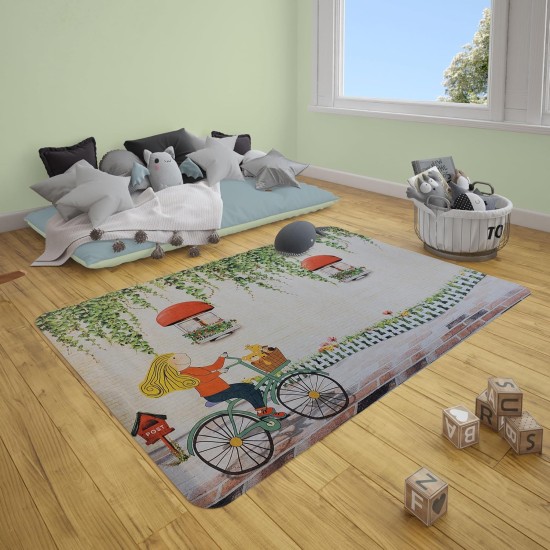 Town City Road Traffic Floor Kids Play Mat 150 x 200 cm Non-Slip Playmats ABC, Numbers, Animals Educational Map Mat for Kids Room Classroom (3dkc08) Town City Road Traffic Floor Kids Play Mat 150 x 200 cm Non-Slip Playmats ABC, Numbers, Animals Educational Map Mat for Kids Room Classroom (3dkc08)