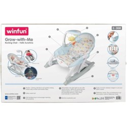 WinFun Grow With Me Rocking Chair Hello Sunshine 802101 Multicolor