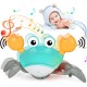 Anveltech Crawling Crab Baby Toy, Crawling Toy with Automatic Avoidance Crawling Crab Toy for Babies with Lights and Music Motor Skills Toy for Boys and Girls Anveltech Crawling Crab Baby Toy, Crawling Toy with Automatic Avoidance Crawling Crab Toy for Babies with Lights and Music Motor Skills Toy for Boys and Girls