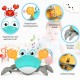 Anveltech Crawling Crab Baby Toy, Crawling Toy with Automatic Avoidance Crawling Crab Toy for Babies with Lights and Music Motor Skills Toy for Boys and Girls Anveltech Crawling Crab Baby Toy, Crawling Toy with Automatic Avoidance Crawling Crab Toy for Babies with Lights and Music Motor Skills Toy for Boys and Girls