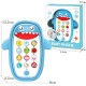 DELFINO Baby Musical Toys, Baby Shark Phone Toys with Light and Sound, Teething Phone Toy for Babies, Play and Learn for Children and Toddlers, Preschool Birthday Gift for Girl Boy 18+ Months (Blue) DELFINO Baby Musical Toys, Baby Shark Phone Toys with Light and Sound, Teething Phone Toy for Babies, Play and Learn for Children and Toddlers, Preschool Birthday Gift for Girl Boy 18+ Months (Blue)