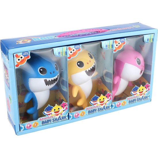 Generic Led musical baby shark toy -3 pieces