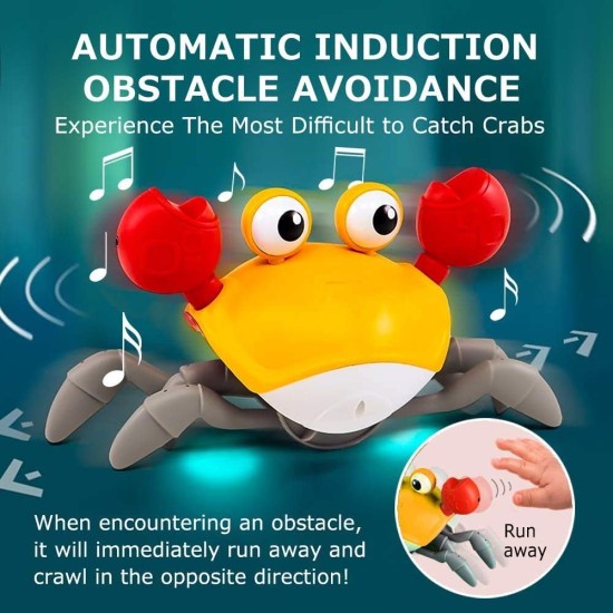 KLQQLK Crawling Crab Baby Toy| Infant Tummy Time Toys 3 4 5 6 7 8 9 10 11 12 Babies Boy 3-6 6-12 Learning Crawl 9-12 12-18 Walking Toddler 36 Months Old Music Development Interactive Birthday Gift KLQQLK Crawling Crab Baby Toy| Infant Tummy Time Toys 3 4 5 6 7 8 9 10 11 12 Babies Boy 3-6 6-12 Learning Crawl 9-12 12-18 Walking Toddler 36 Months Old Music Development Interactive Birthday Gift