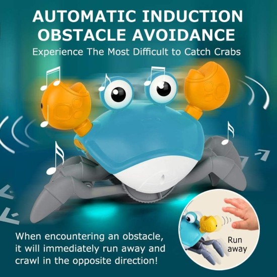 KLQQLK Crawling Crab Baby Toy| Infant Tummy Time Toys 3 4 5 6 7 8 9 10 11 12 Babies Boy 3-6 6-12 Learning Crawl 9-12 12-18 Walking Toddler 36 Months Old Music Development Interactive Birthday Gift KLQQLK Crawling Crab Baby Toy| Infant Tummy Time Toys 3 4 5 6 7 8 9 10 11 12 Babies Boy 3-6 6-12 Learning Crawl 9-12 12-18 Walking Toddler 36 Months Old Music Development Interactive Birthday Gift