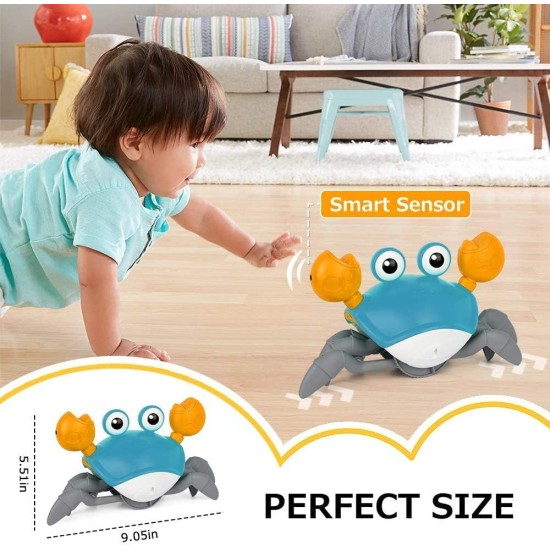 KLQQLK Crawling Crab Baby Toy| Infant Tummy Time Toys 3 4 5 6 7 8 9 10 11 12 Babies Boy 3-6 6-12 Learning Crawl 9-12 12-18 Walking Toddler 36 Months Old Music Development Interactive Birthday Gift KLQQLK Crawling Crab Baby Toy| Infant Tummy Time Toys 3 4 5 6 7 8 9 10 11 12 Babies Boy 3-6 6-12 Learning Crawl 9-12 12-18 Walking Toddler 36 Months Old Music Development Interactive Birthday Gift